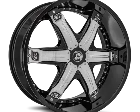 Diablo Fury Wheel 24x10 Blank 12 73.1 Gloss Black